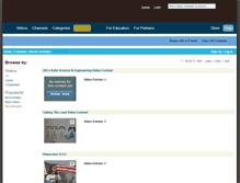 Tablet Screenshot of contests.schooltube.com
